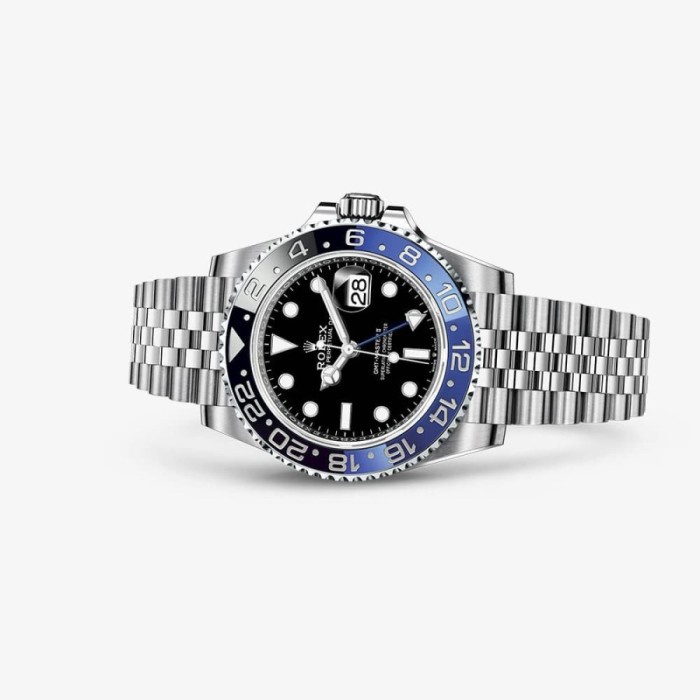 Jam Tangan Pria TERLARIS Jam Tangan Pria Rolex Submariner Arloji Pria Rolex - hitam biru Jam Tangan 