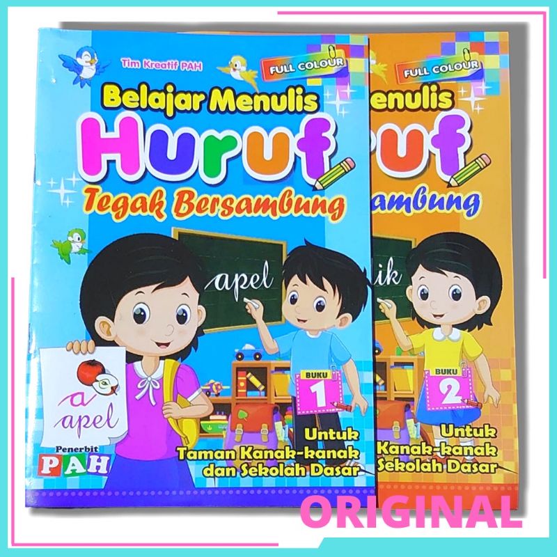 Buku Pintar Menulis Huruf Tegak Bersambung - PAH