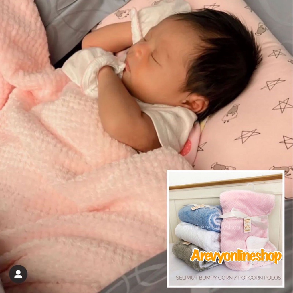 Selimut Double fleece Carter Bubble Bedong Bayi Selimut Bayi / Baby Arevyonlineshop