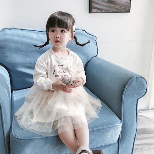 Dress Anak Perempuan Princess Hello With Me  Kualitas premium K59