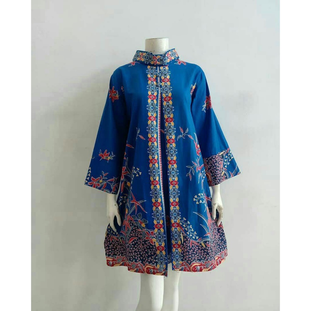 DRESS BATIK GROSIR / TUNIK BATIK WANITA 0019