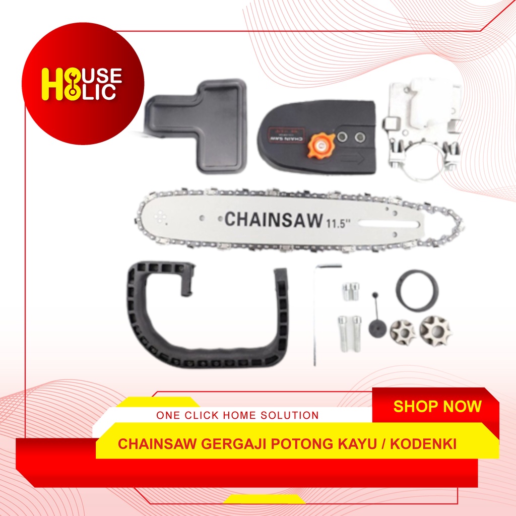 Chainsaw Adaptor Adapter / Mata Chain Saw Gerinda Gergaji Potong Kayu