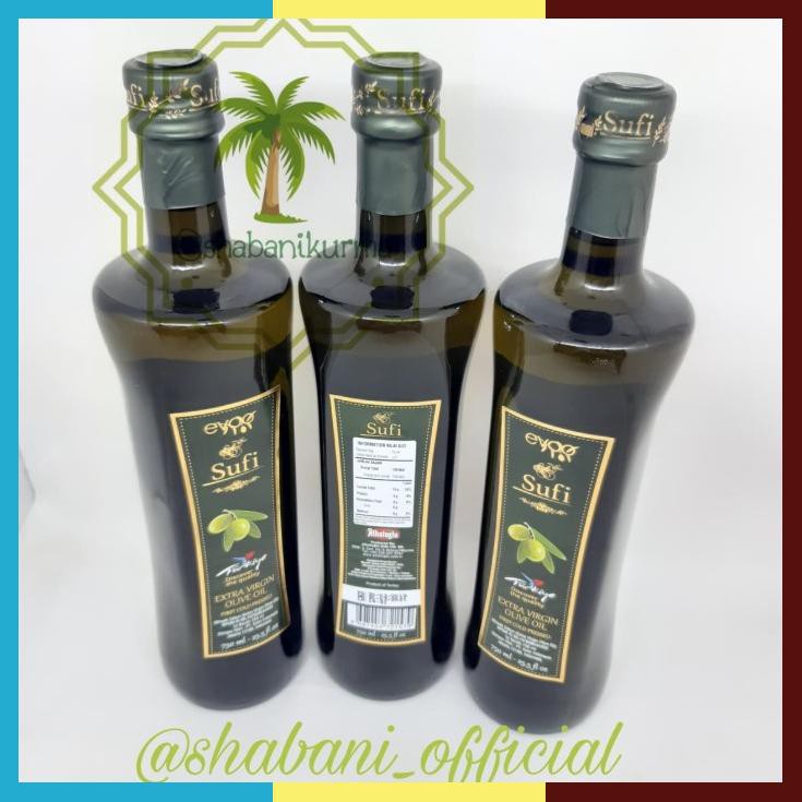 

Minyak Zaitun Sufi Extra Virgin Olive Oil 750Ml