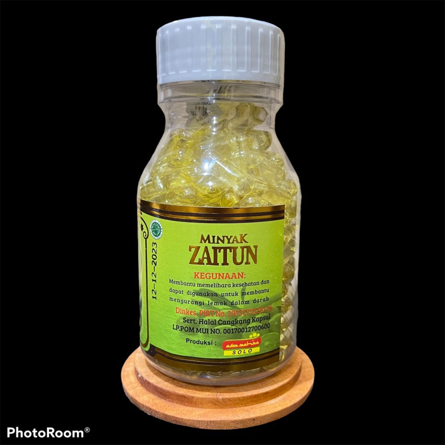 Terbaru!! Minyak Zaitun Isi 200 Kapsul | Kapsul Zaitun Extra Virgin Olive Oil Obat Herbal