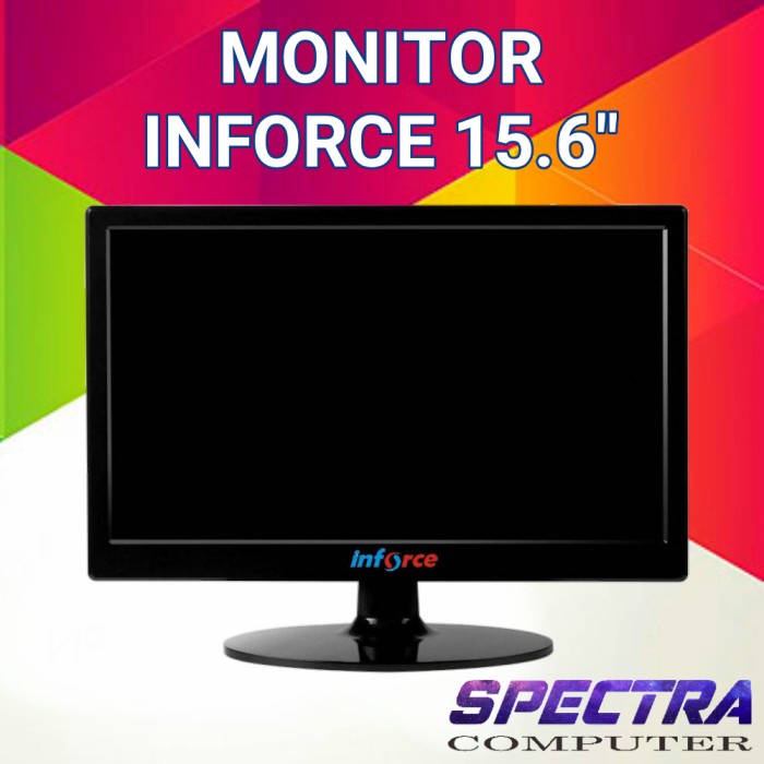 Monitor INFORCE LED 15.6 Inch (16:9) MONITOR 15" 16 inc - VGA + HDMI