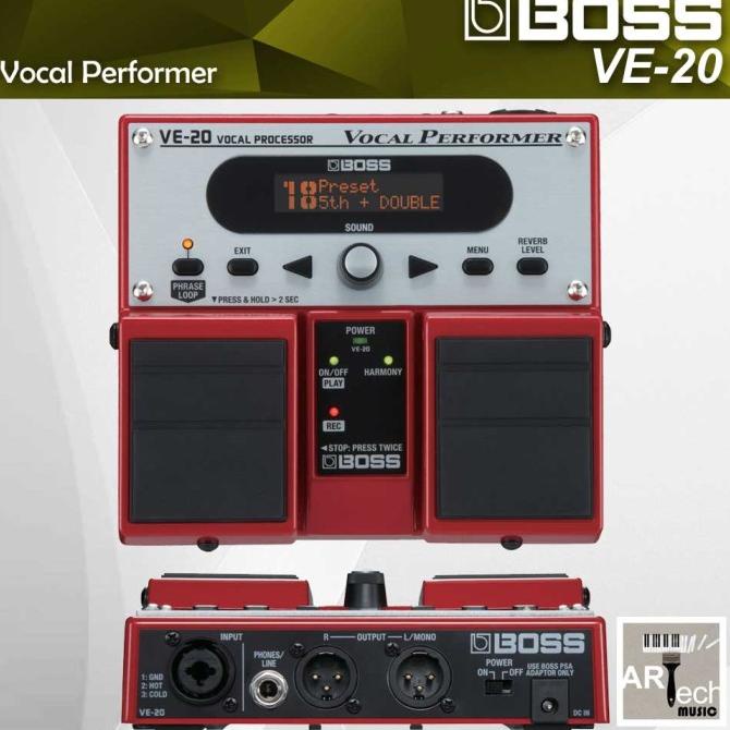 Boss VE-20 / VE20 / VE 20 Vocal Effect Processor / Efek Vocal