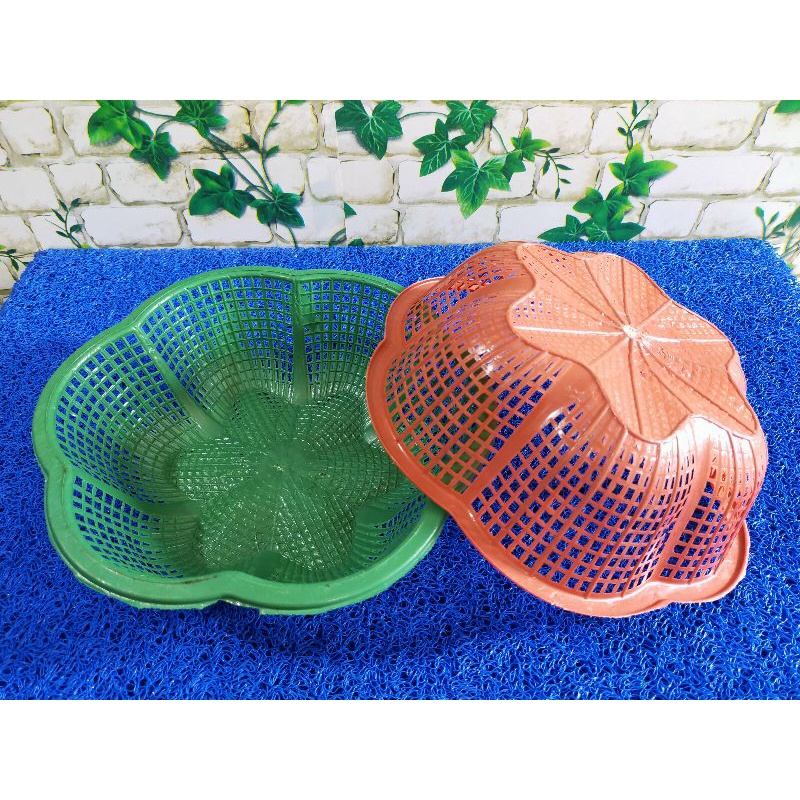 Wakul NVE set isi(12 pcs) / WAKUL BERKATAN / WADAH SAJI/ WAKUL BESEK PLASTIK / KERANJANG MAKANAN HAJ