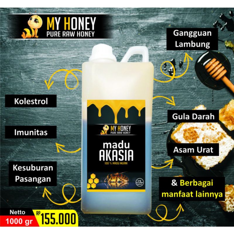 

MADU AKASIIA MADU MURNI MADU AKASIA 100%ASLI MADU BERKWALITAS MADU HALAL