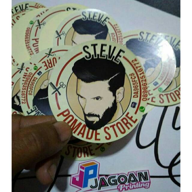

STIKER LABEL PRODUK/STIKER KEMASAN/LABEL KEMASAN POMADE