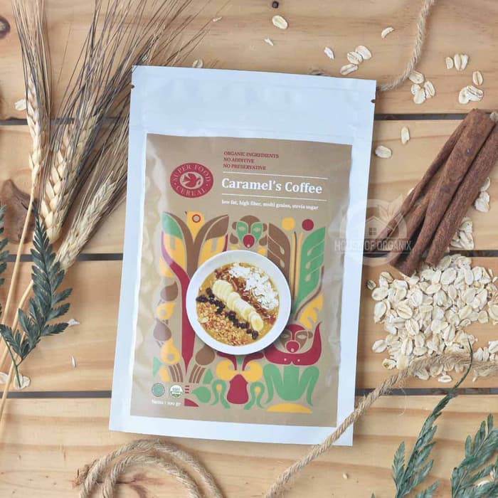 

Superfood Cereal Caramel Coffee 100 Gr Berkualitas