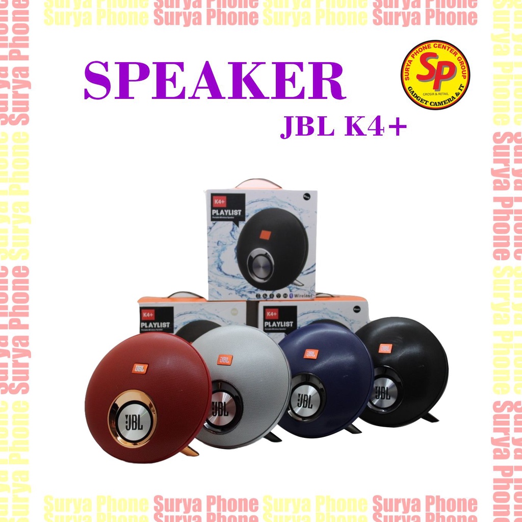 SPEAKER BLUETOOTH JBL K4+  Playlist Portable Wireless