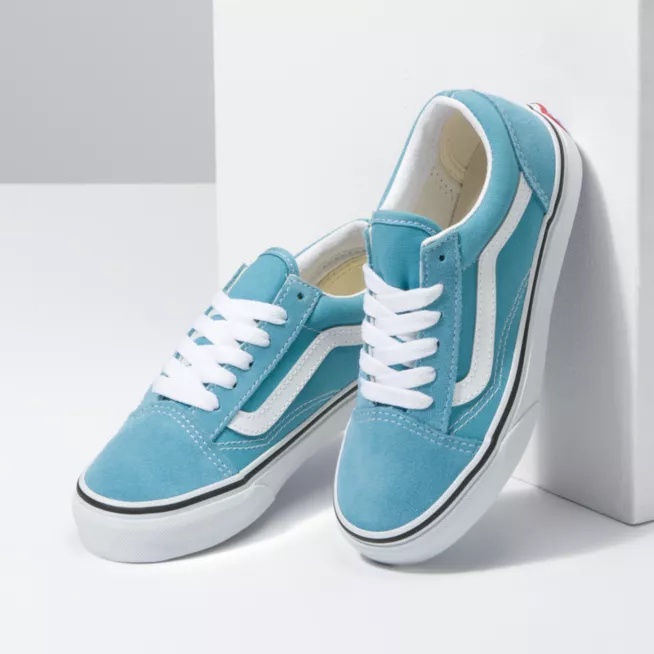 NEW Sepatu Anak Vans Oldskool Sepatu Sneakers Pria Wanita Blue