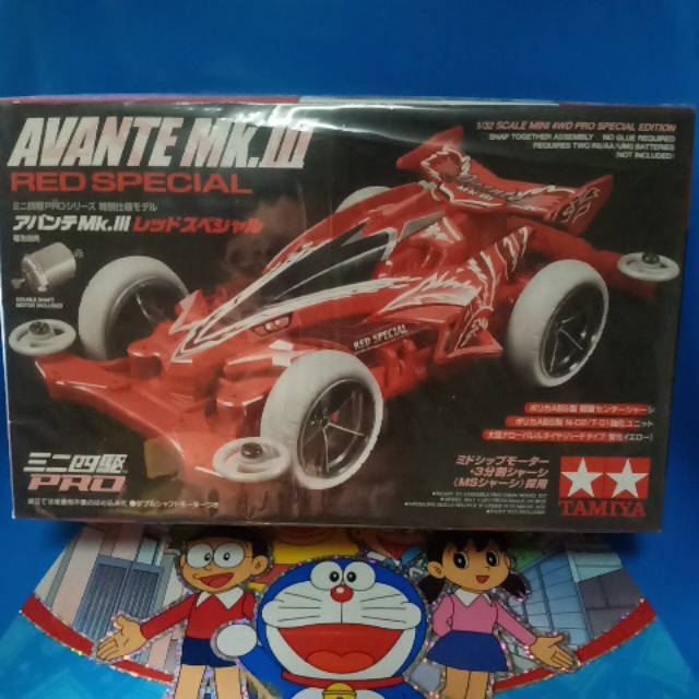 Tamiya mini 4wd Avante MKIII Red Special