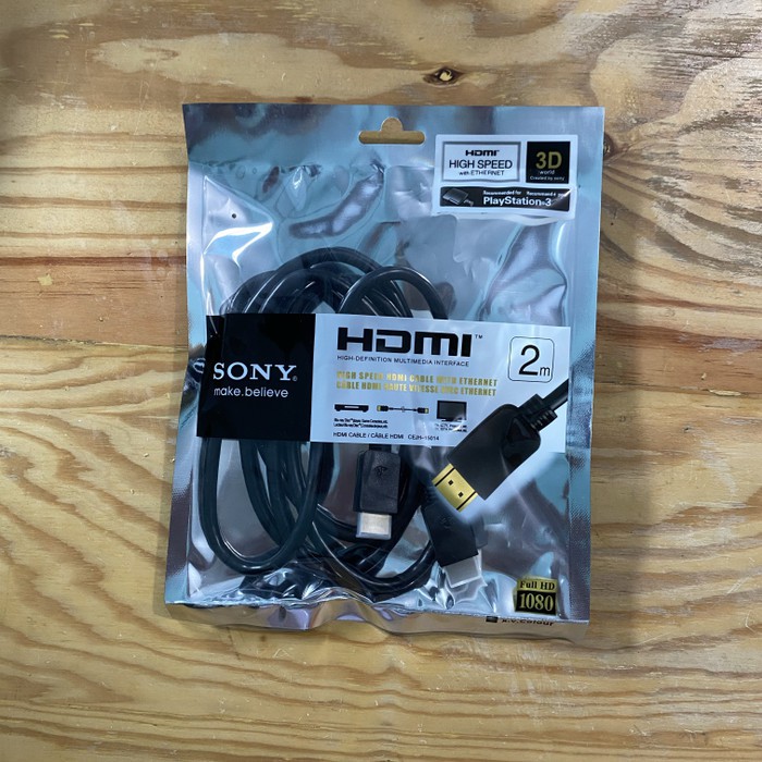 Kabel HDTV SONY 2M Male To Male Gold Plate 2 Meter HDTV 1.4V Highspeed