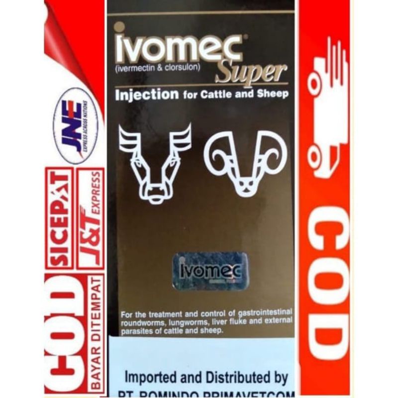 ivomec super injection 50 ml obat cacing kutu ivermectin clorsulon