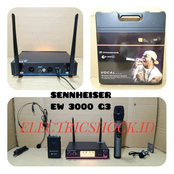 MIC WIRELESS SENNHEISER EW 3000 G3 / EW 3000G3 (HANDHELD +HEADSET)