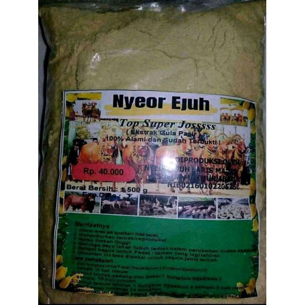 

JAMU SAPI EKSTRA GULA