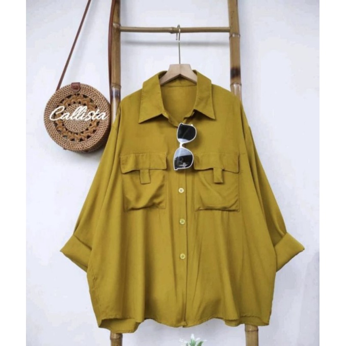 CALLISTA BLOUSE CROP RAYON TWILL