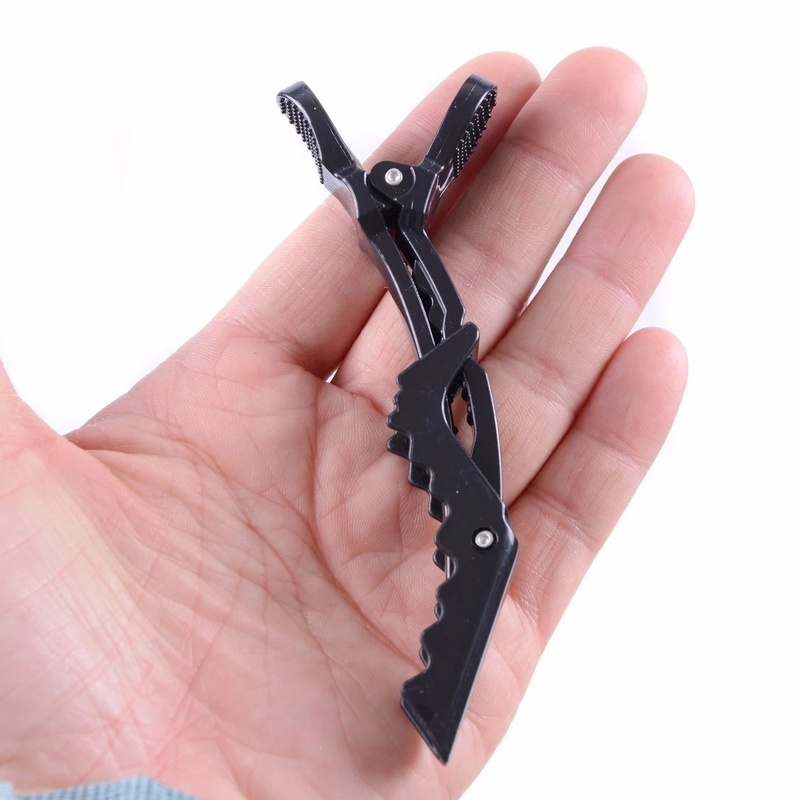 [1Piece Professional Plastic Nonslip Crocodile Hairclip for Salon Hair Styling ] [Make up Tools]