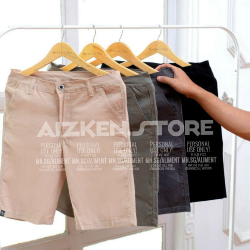 BIG SIZE CHINO PENDEK PRIA PREMIUM STREACH