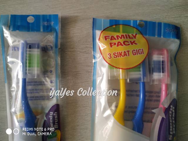 Sikat gigi ciptadent classic reguler soft family park halus lembut anak remaja dewasa speedy brush ciptaden