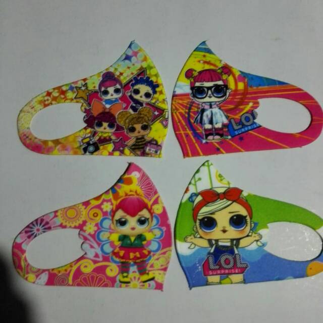 Masker scuba karakter anak