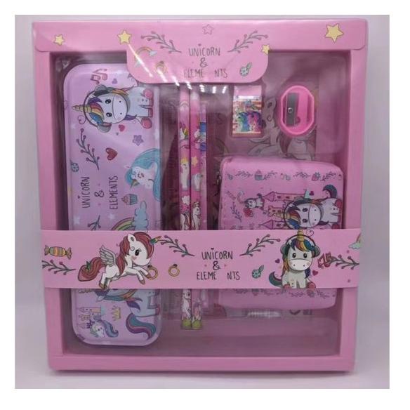 

[KODE BARANG GGK39] KJ !! STUDY SET STATIONERY PENSIL SET PAKET ALAT TULIS SEKOLAH KRKTER FROZEN/UNICORN/SPIDERMAN 8033A o9