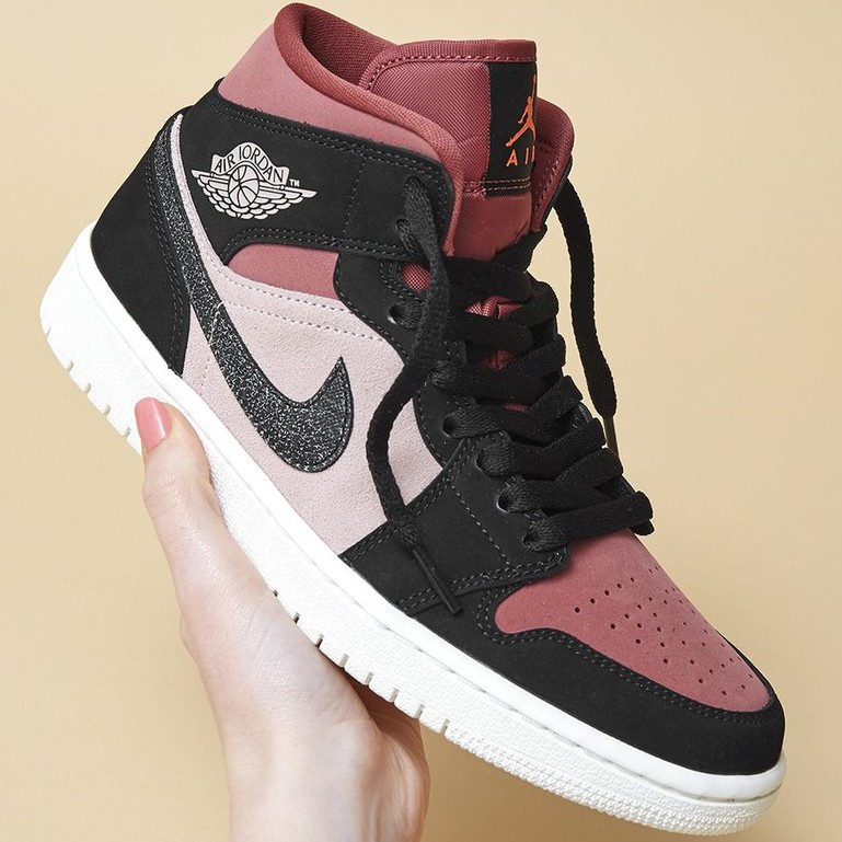 Sepatu Nike Air Jordan 1 High Canyon Rust Black Pink Hitam Premium Murah