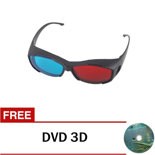 Paket Kacamata nVidia Vision Red/Cyan + Film 3D Pack Personal