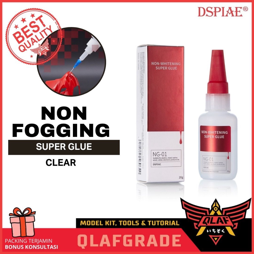 Jual SUPER GLUE NON FOGGING CLEAR Bening Lem model kit gundam dspiae Shopee Indonesia