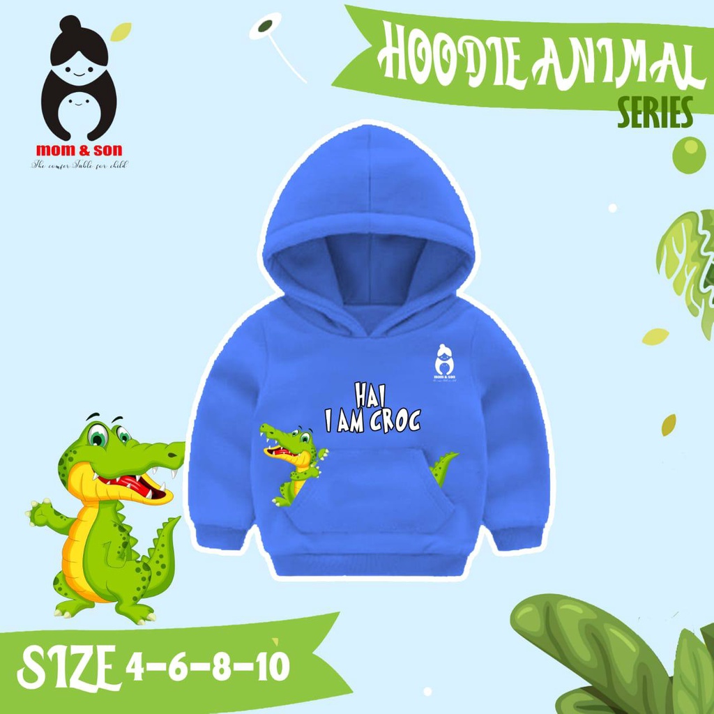 Hoodie Animal Series Mom &amp; Son