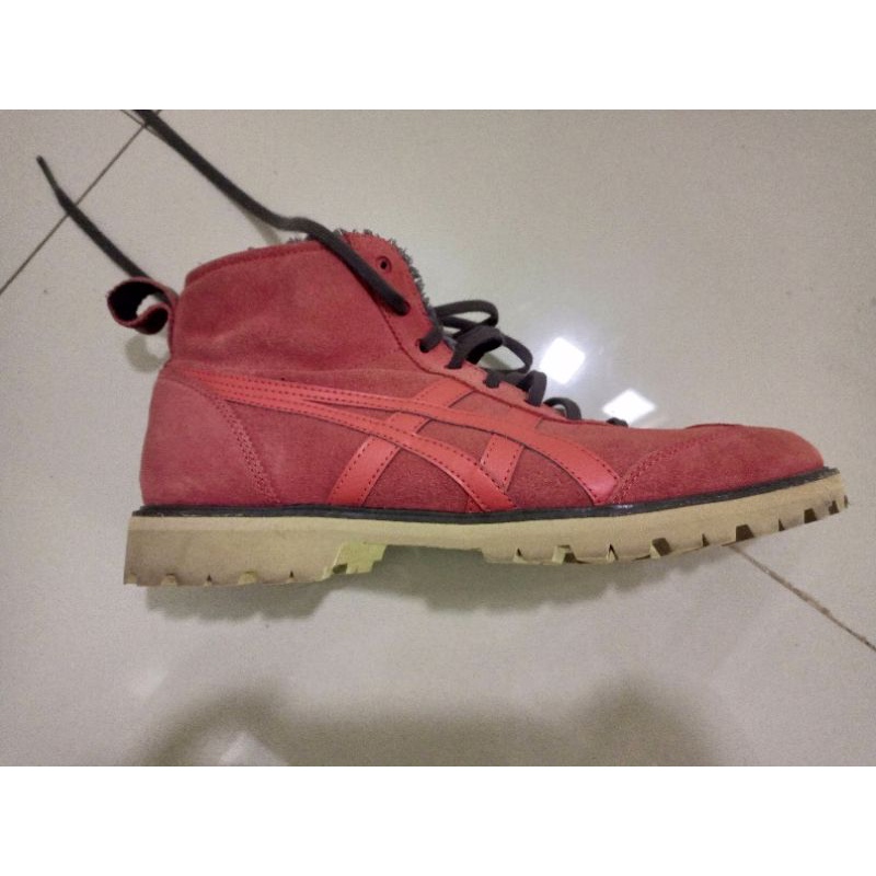 Original Asics Onitsuka Tiger Rinkan Buty Red Mens Made In Vietnam