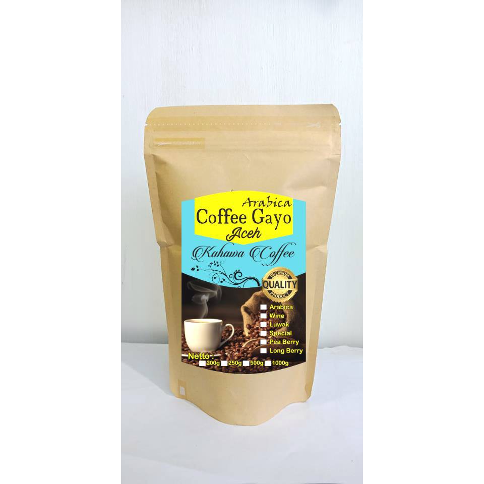 

Kopi Arabica Gayo Special 200gram Kahawa Coffee