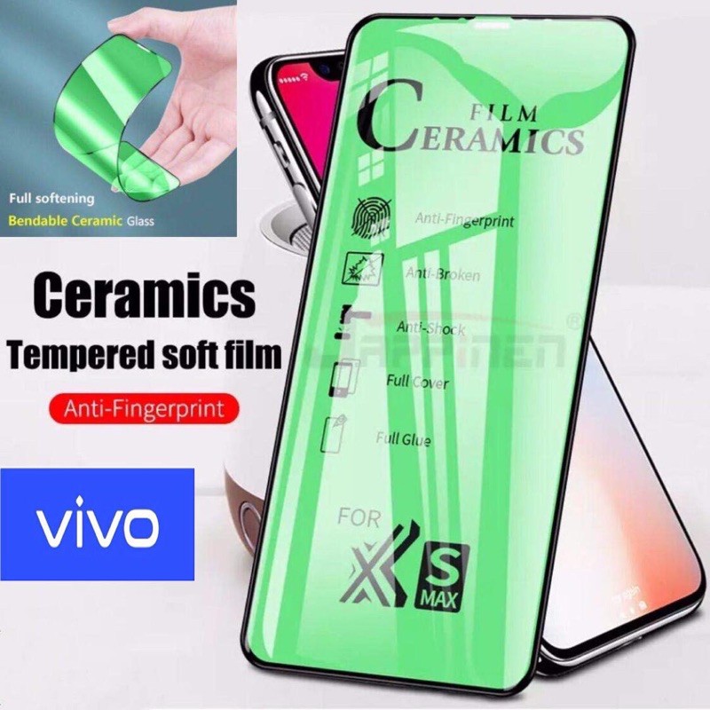 VIVO Y17/Y19/Y30/Y50/Y81/Y83/Y91/Y91C/Y93/Y95/Z1 PROTEMPERED GLASS CERAMIC FILM FULL COVER FULL of