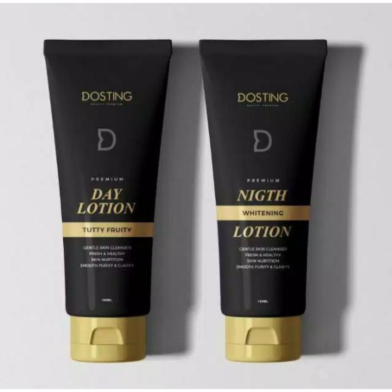 Paket handbody lotion DOSTING PREMIUM SKINCARE natural beauty soap BPOM siang dan malam HB dosting