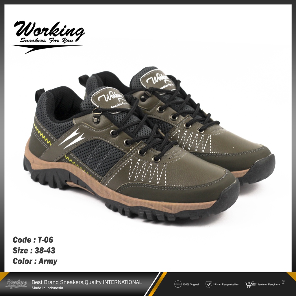 Working Sneakers For You Sepatu Hiking T-06 Original