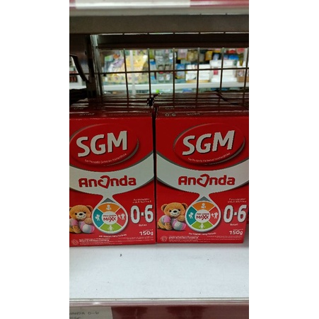 SGM ANANDA 0-6 BULAN/Susu formula bayi  150g