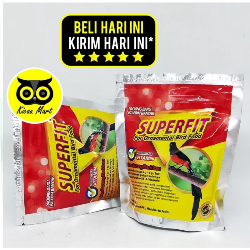 Superfit silver pur burung pemakan buah super fit
