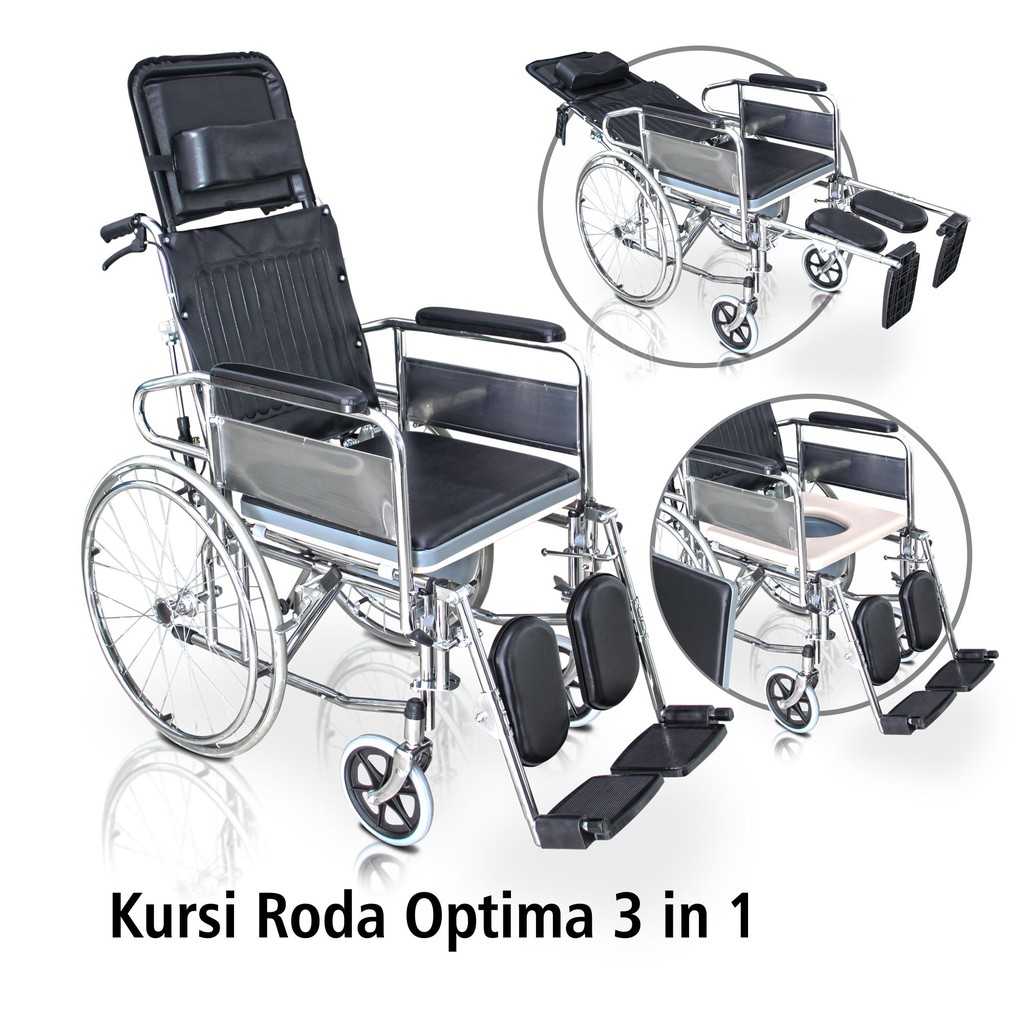 Kursi Roda Bisa Tidur+Commode Onemed