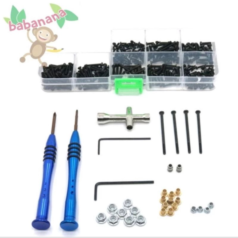 Set baut RC kit assortment obeng sekrup screw remote control part