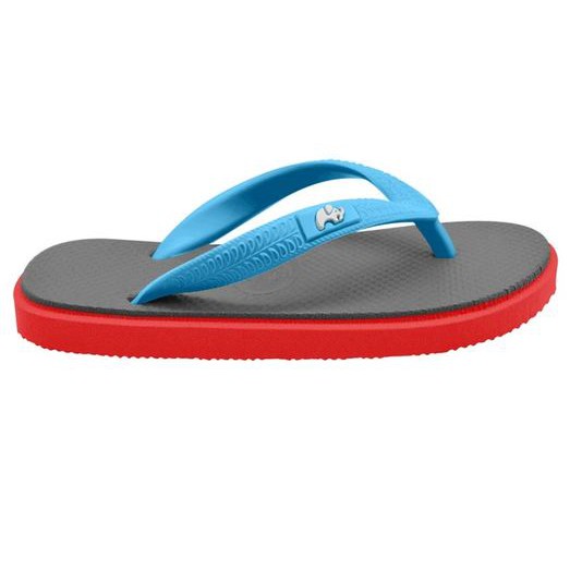 Sandal Fipper Grey Red Blue Sky Original