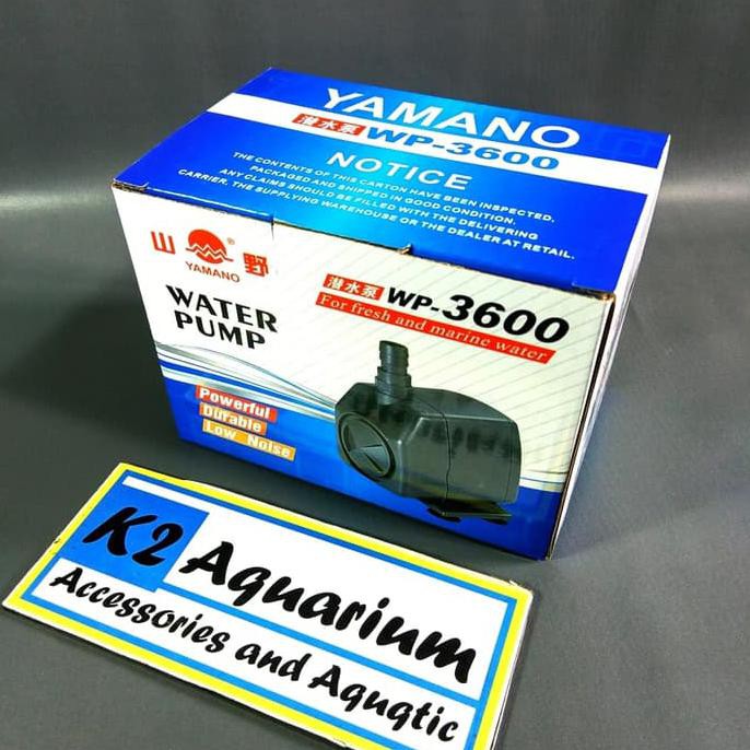 Pompa air yamano 3600 aquarium / pompa celup yamano wp 3600 aquarium