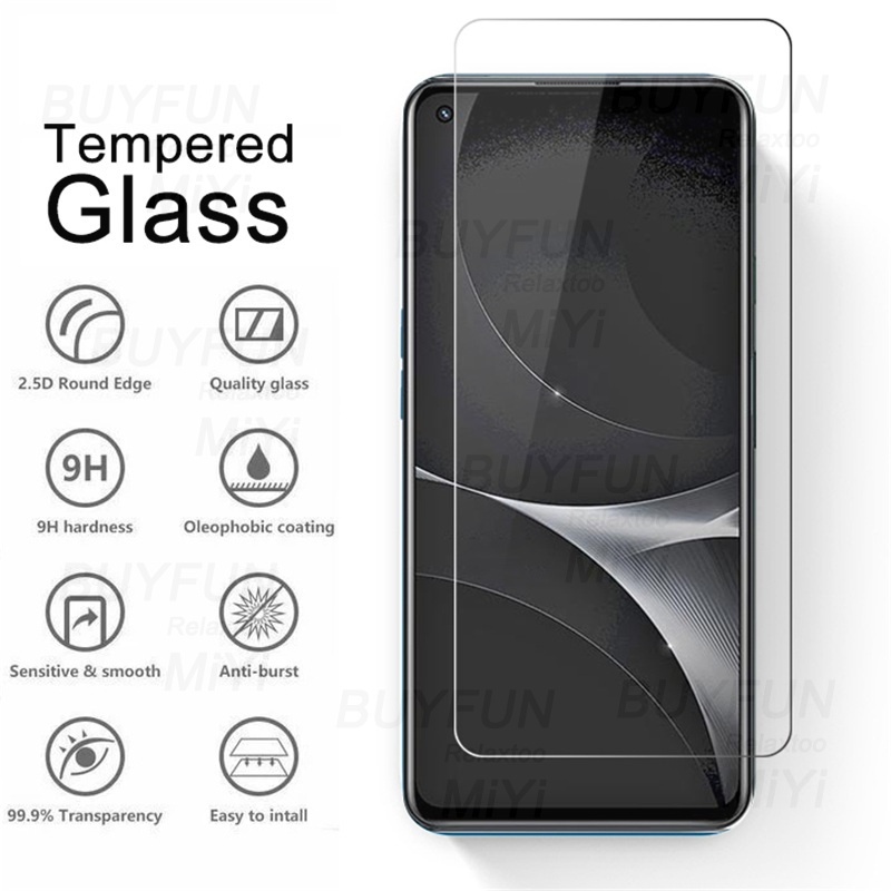 Pelindung Layar Tempered Glass Realme GT Neo 3 GT neo 3T Paket 2 in 1