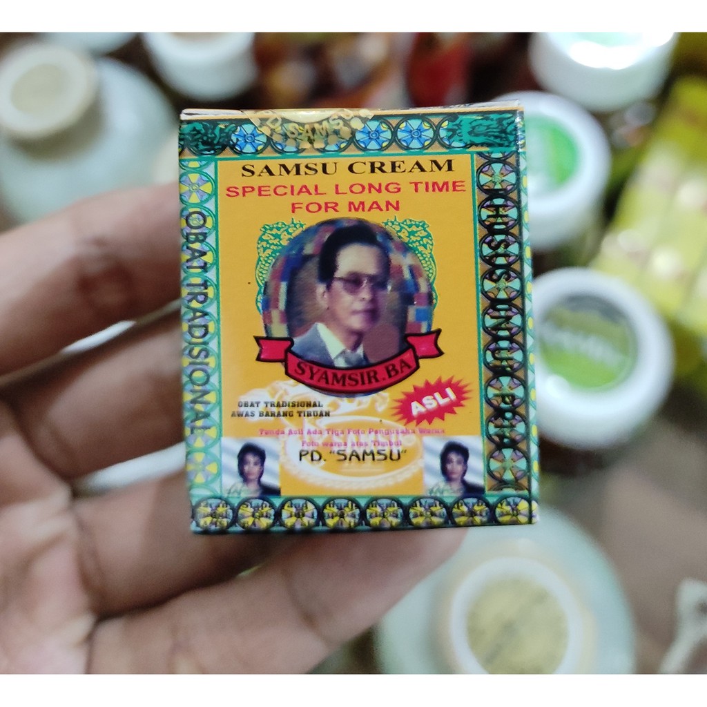 SAMSU CREAM ASLI | OBAT HERBAL OLES KHUSUS PRIA BIKIN JEGER SEMALAMAN BUKTIKAN !!! NO KW !!