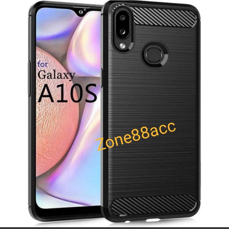 Silicon Case SAMSUNG A10S Softcase iPAKY Carbon Casing Cover TPU