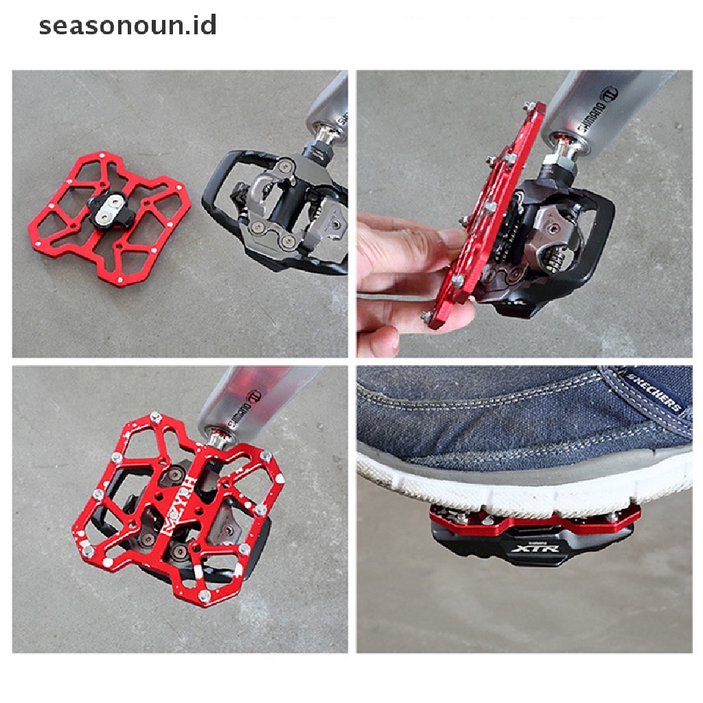 Adaptor Cleats Pedal Universal Tanpa Klip Untuk SPD Shimano