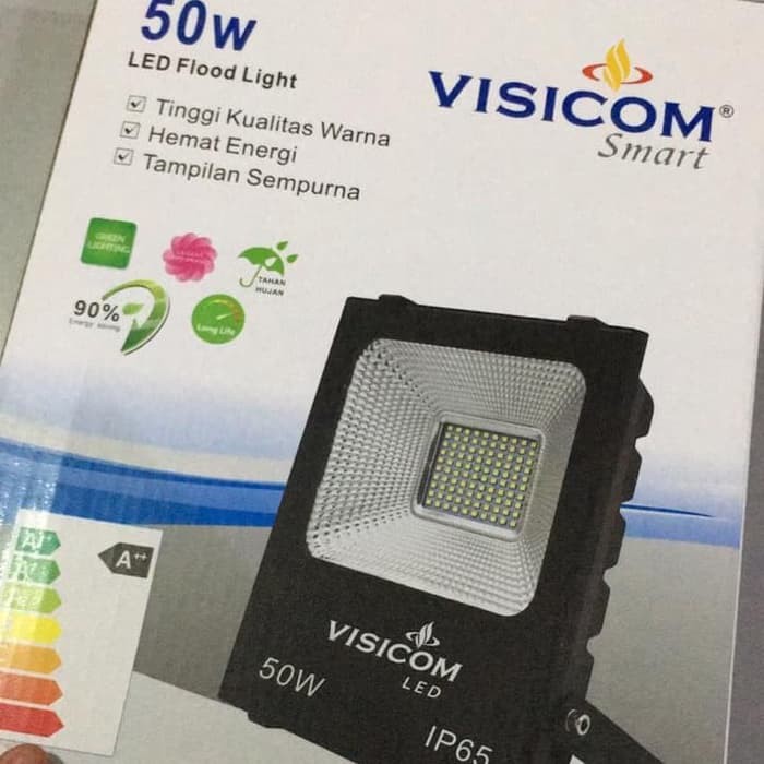 Lampu Flood Light LED 50W 50Watt 50 W Lampu Sorot Visicom Floodlight