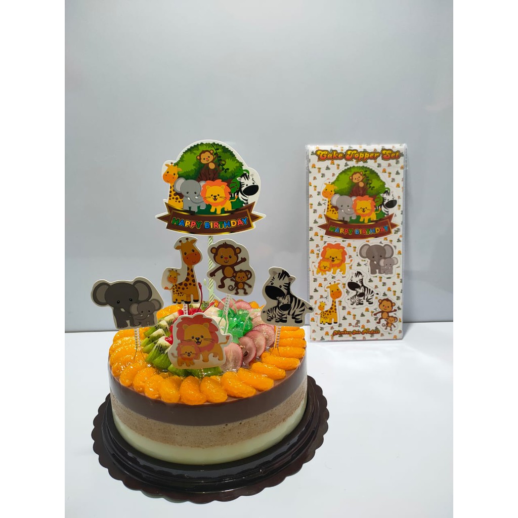 Cake Topper Karakter Hiasan Kue Ulang Tahun Hiasan Kue Tart Pernik Aksesoris Hiasan Kue Ultah Shopee Indonesia