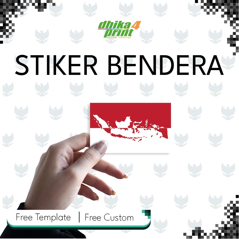 

STIKER BENDERA MERAH PUTIH UKURAN A3 / Cutting Sticker