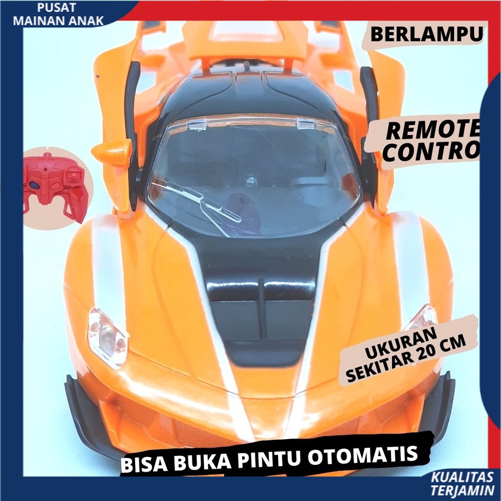 Mobil Remote Control Sedan POLISI Bisa Buka Pintu Rc Car Lambogini | Mainan Anak Kado Ulang Tahun